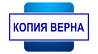 Копия верна